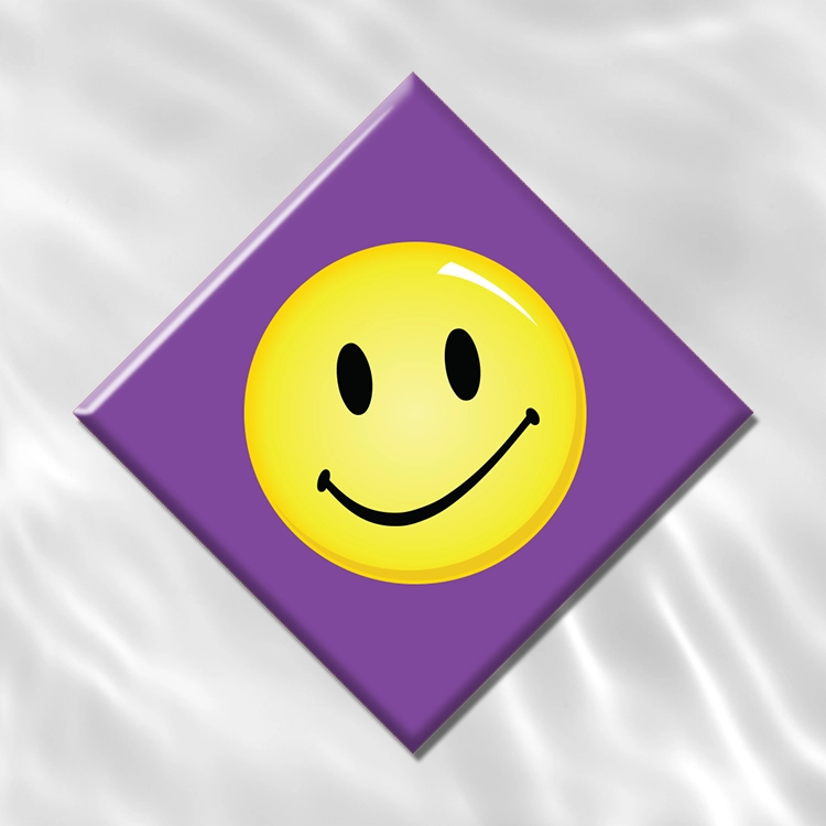 2.5x2.5 Diamond Custom Button