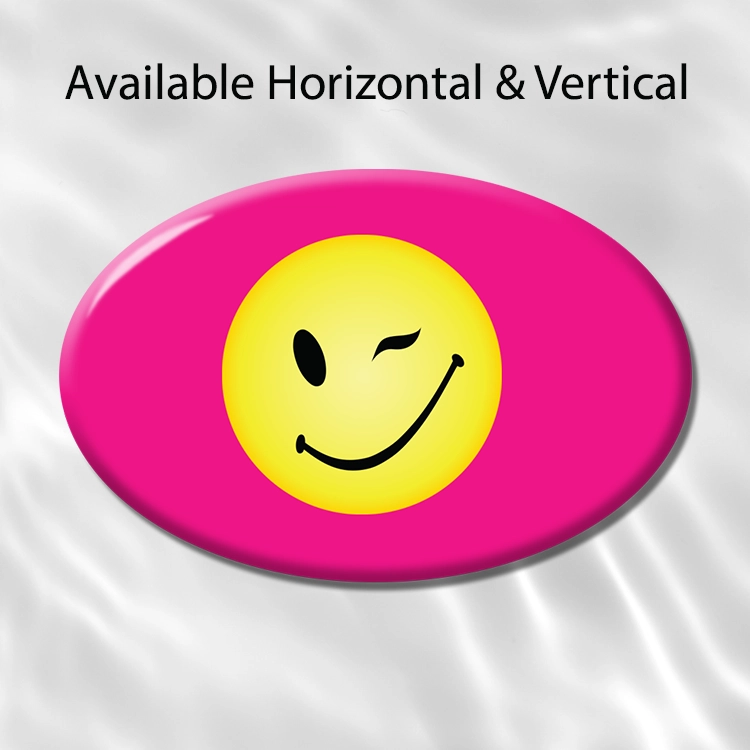 2.75x1.75 Oval Custom Button