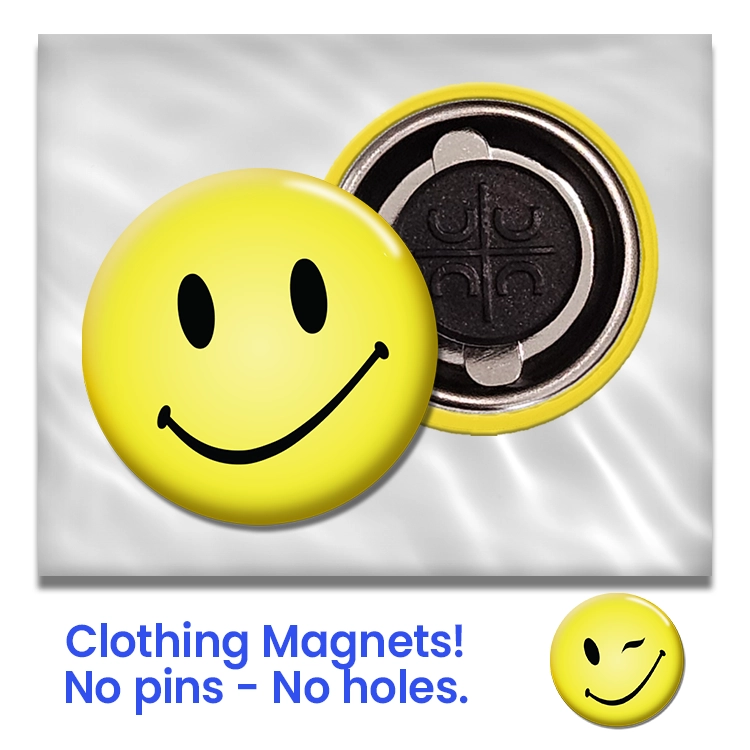 1.25 inch Wearable Magnet - Affordable Buttons - Made in USA - No Minimum Order