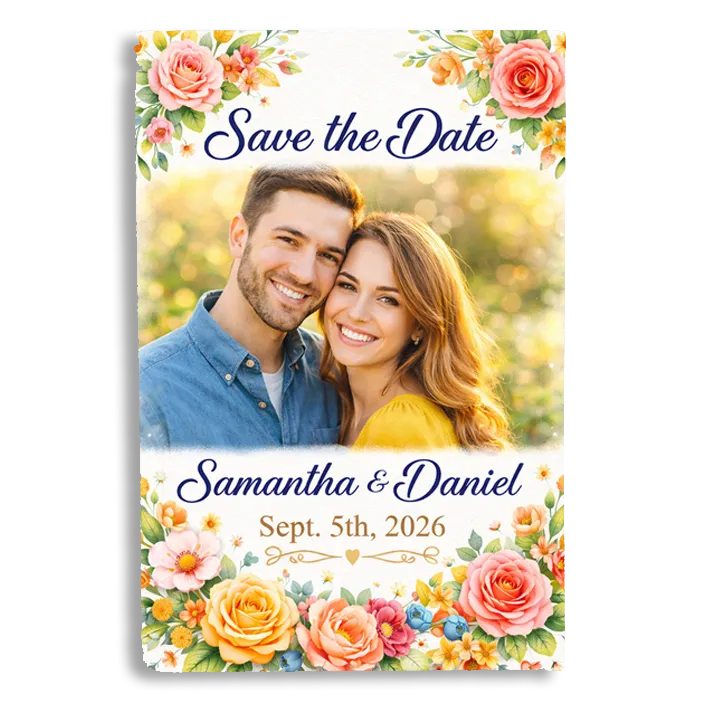 Custom Save the Date Magnet