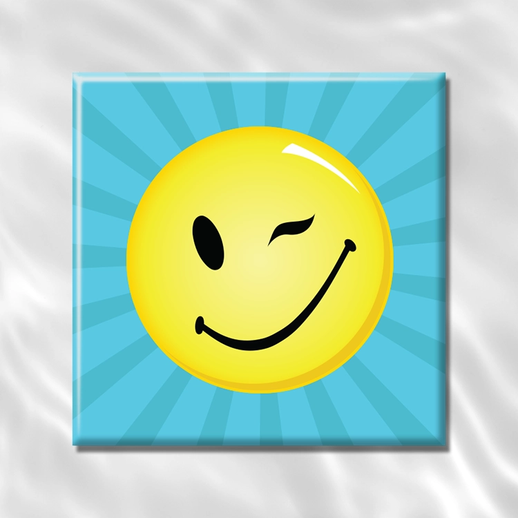 2.5x2.5 Square Custom Button