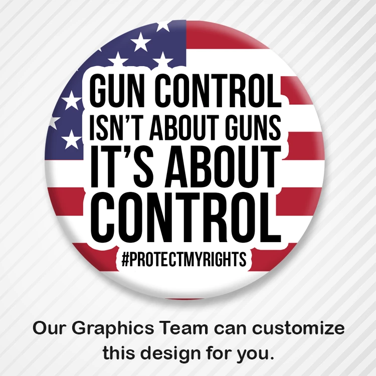 Customizable Gun Rights Awareness Button