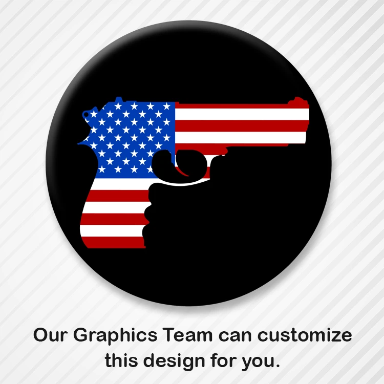 Customizable Gun Rights Awareness Button