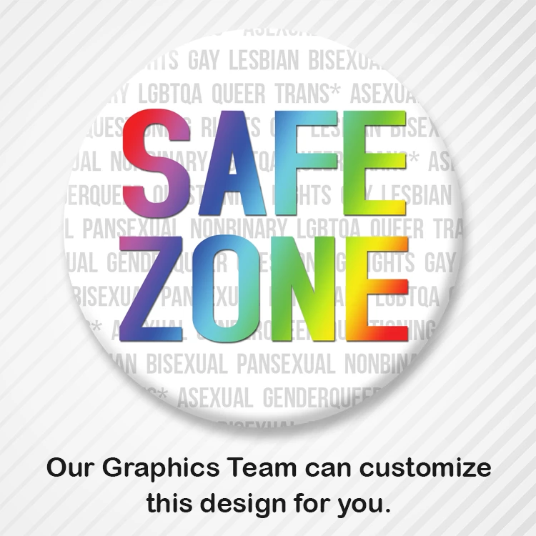 Customizable LGBTQ+ Awareness Button