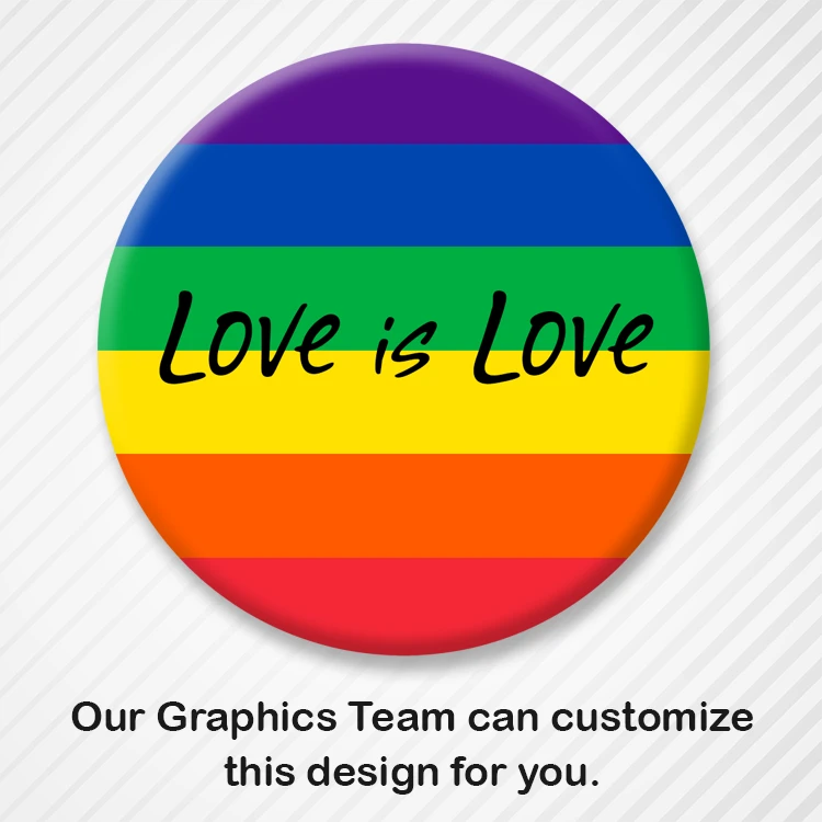 Customizable LGBTQ+ Awareness Button