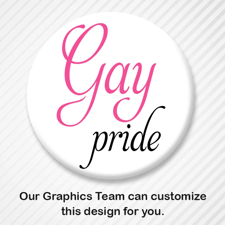 Customizable LGBTQ+ Awareness Button