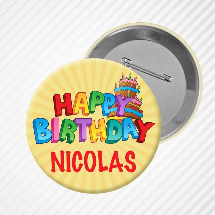 Birthday Button 201