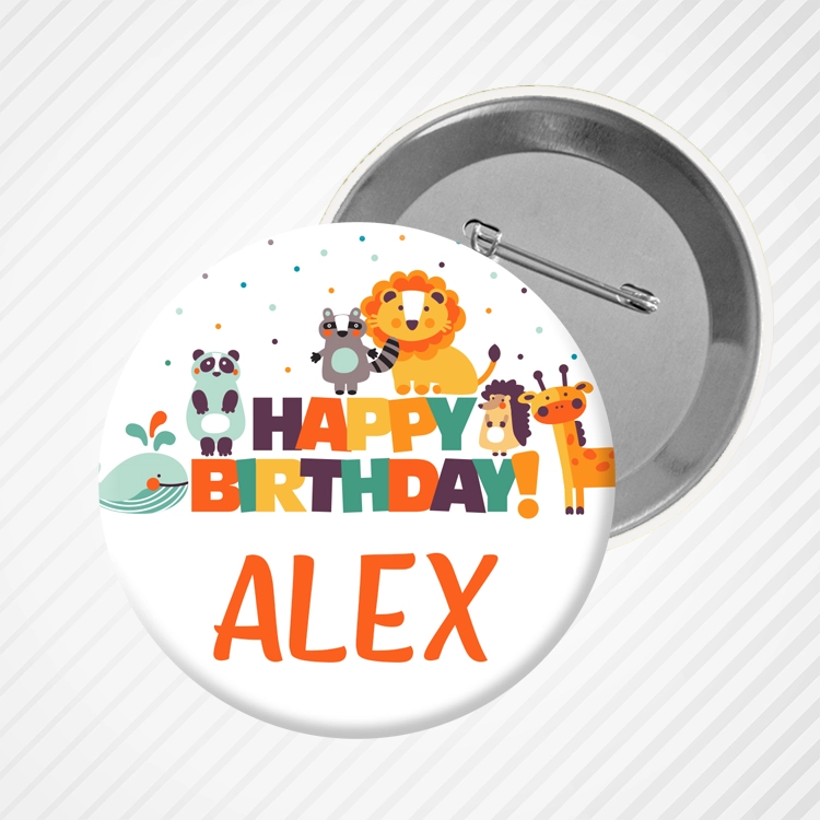 Birthday Button 701