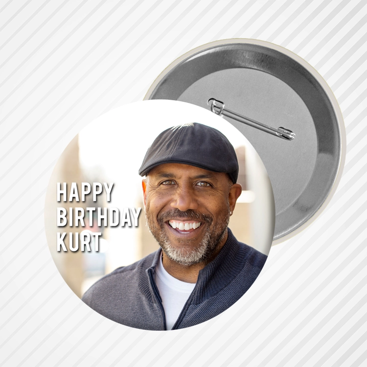 Birthday Button 705