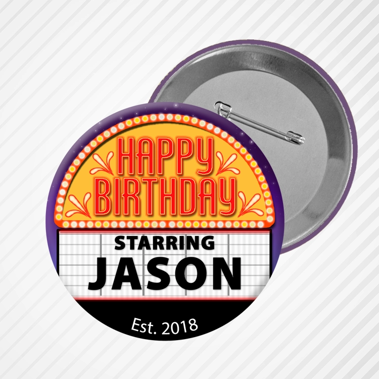 Birthday Button 709