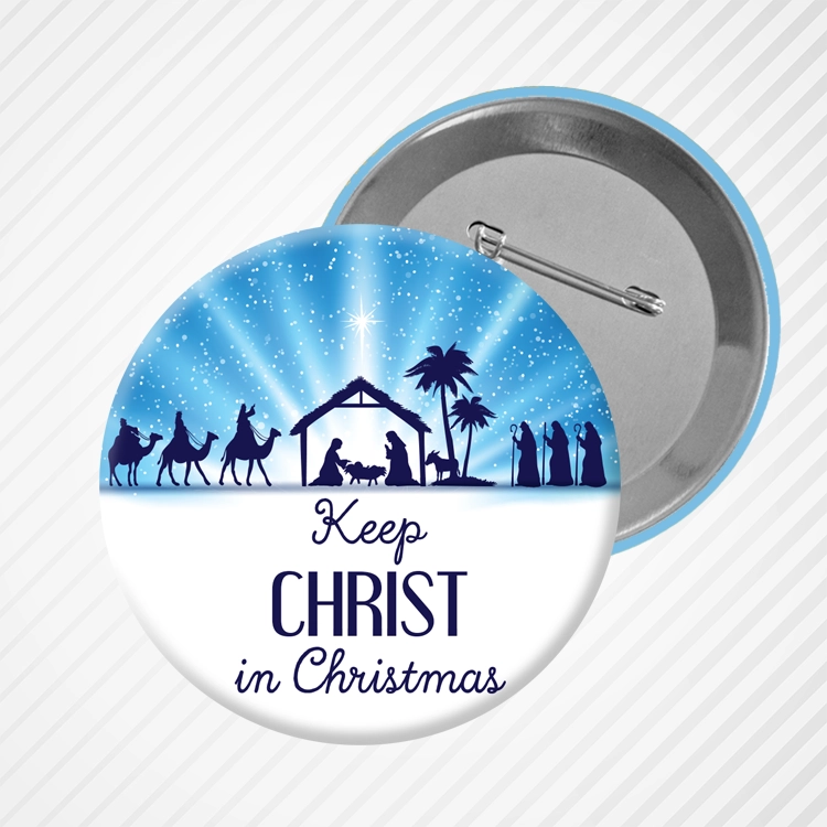 Christmas Button 305