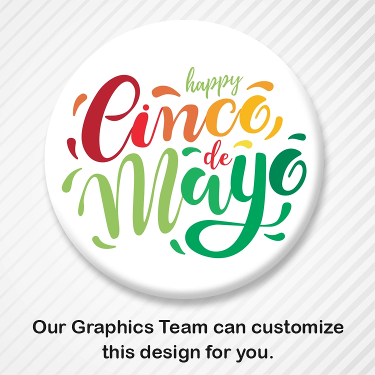 Customizable Cinco De Mayo Button