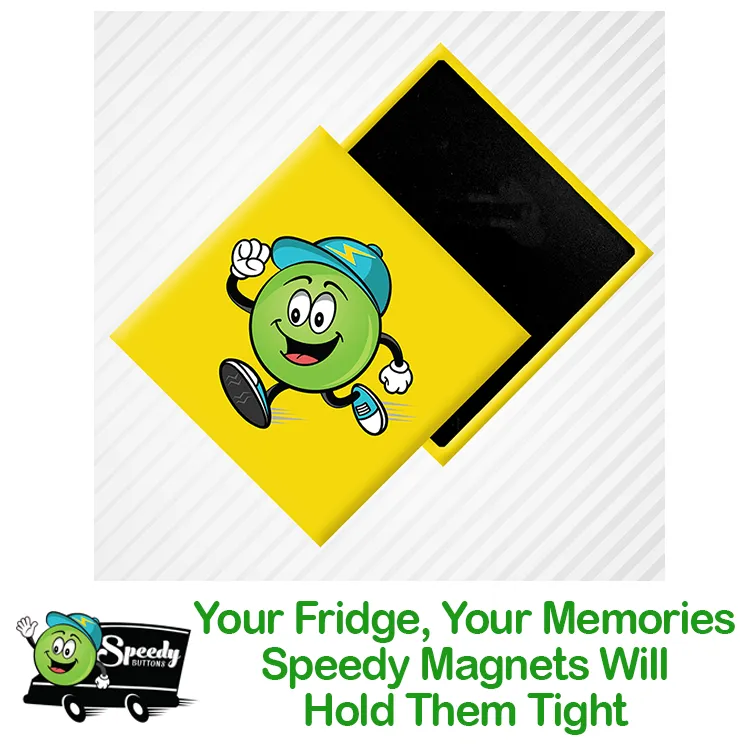 2.5 inch Diamond Custom Fridge Magnet - Photo Promotional Refrigerator Magnet