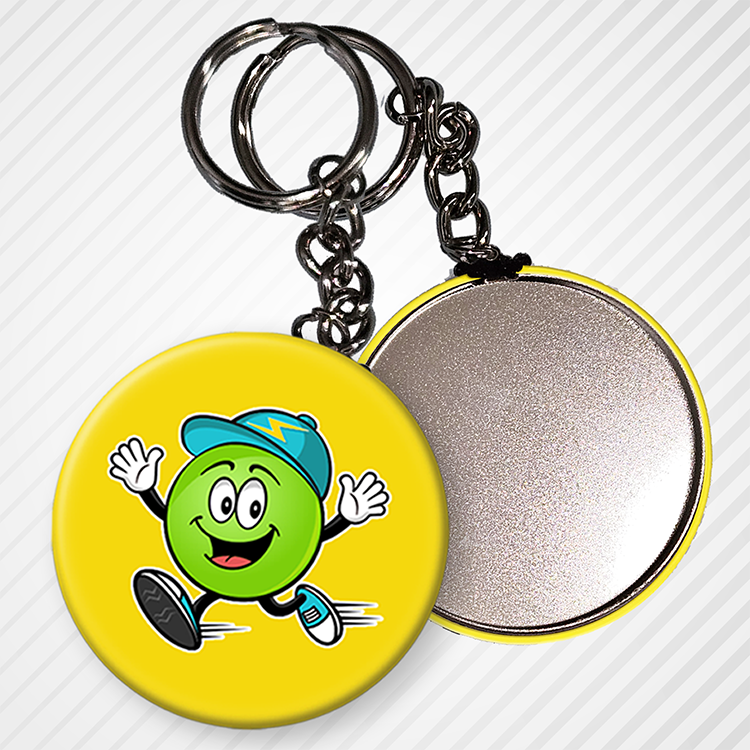2.25" Round Keychain