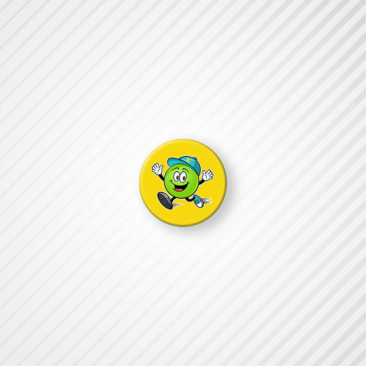 1" Round Custom Button