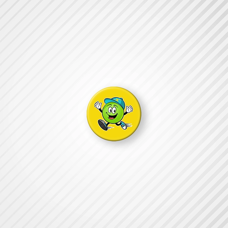 1" Round Custom Button