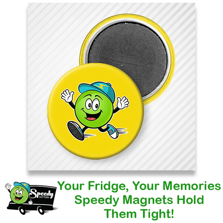 1.25 inch Round Custom Fridge Magnet - Promotional Refrigerator Magnet
