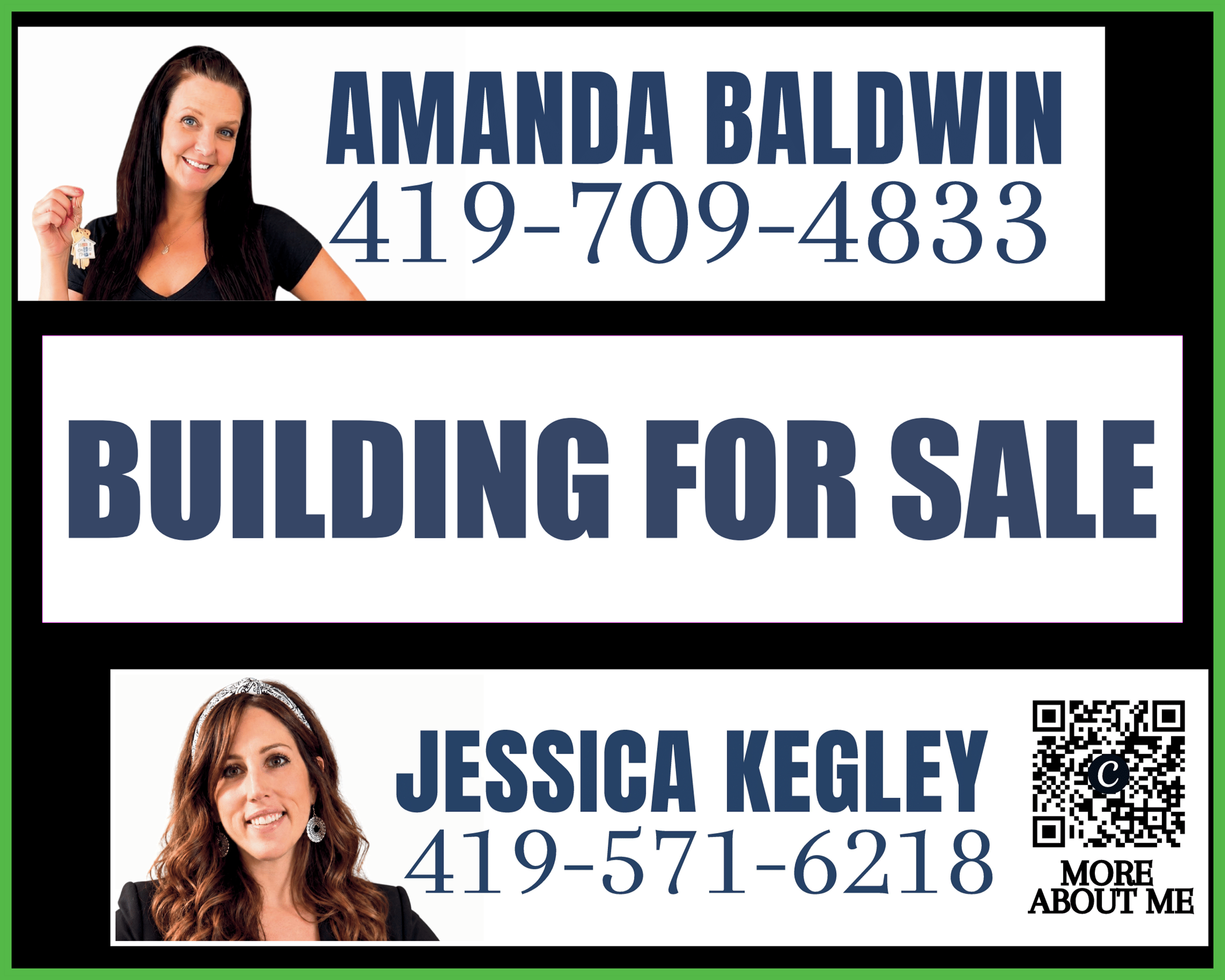 6 x 24 Real Estate Sign Riders (Double Sided)