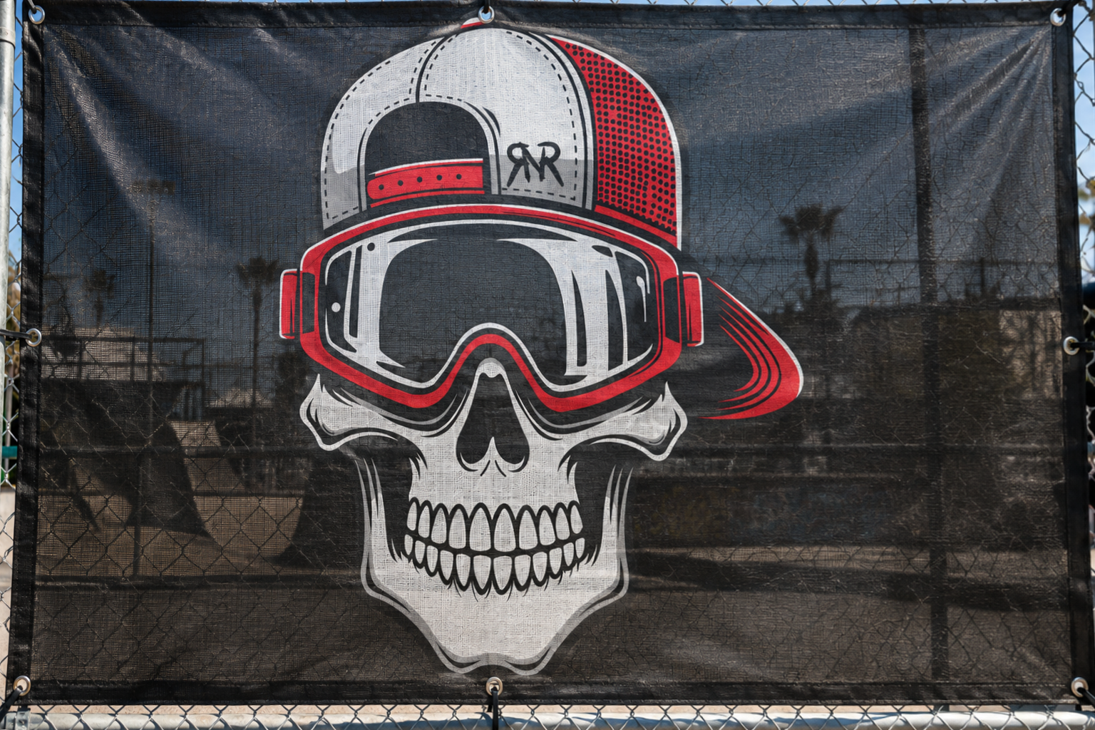 70/30 Blow Through Outdoor Banner