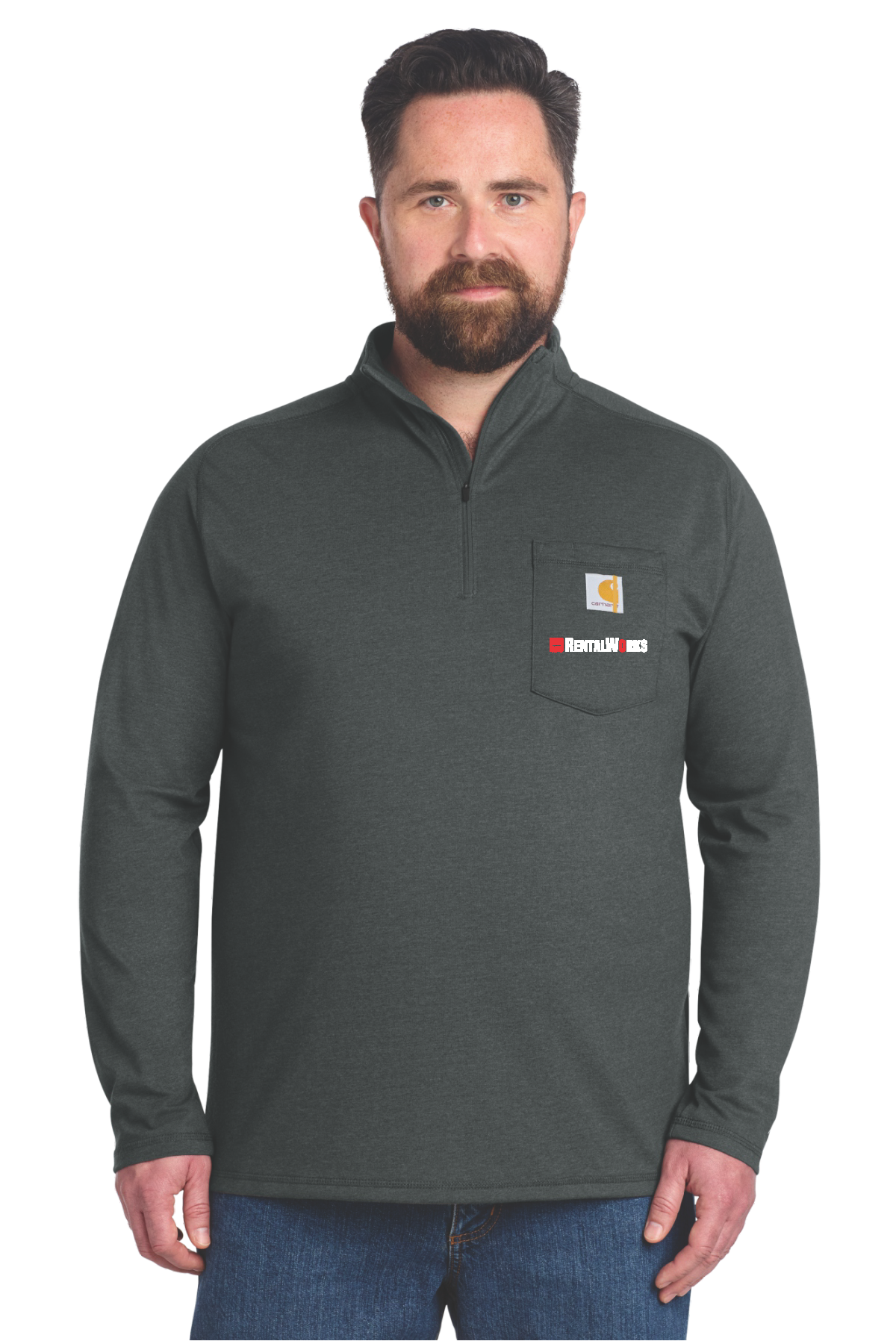 Carhartt Force® qtr-Zip Long Sleeve T-Shirt