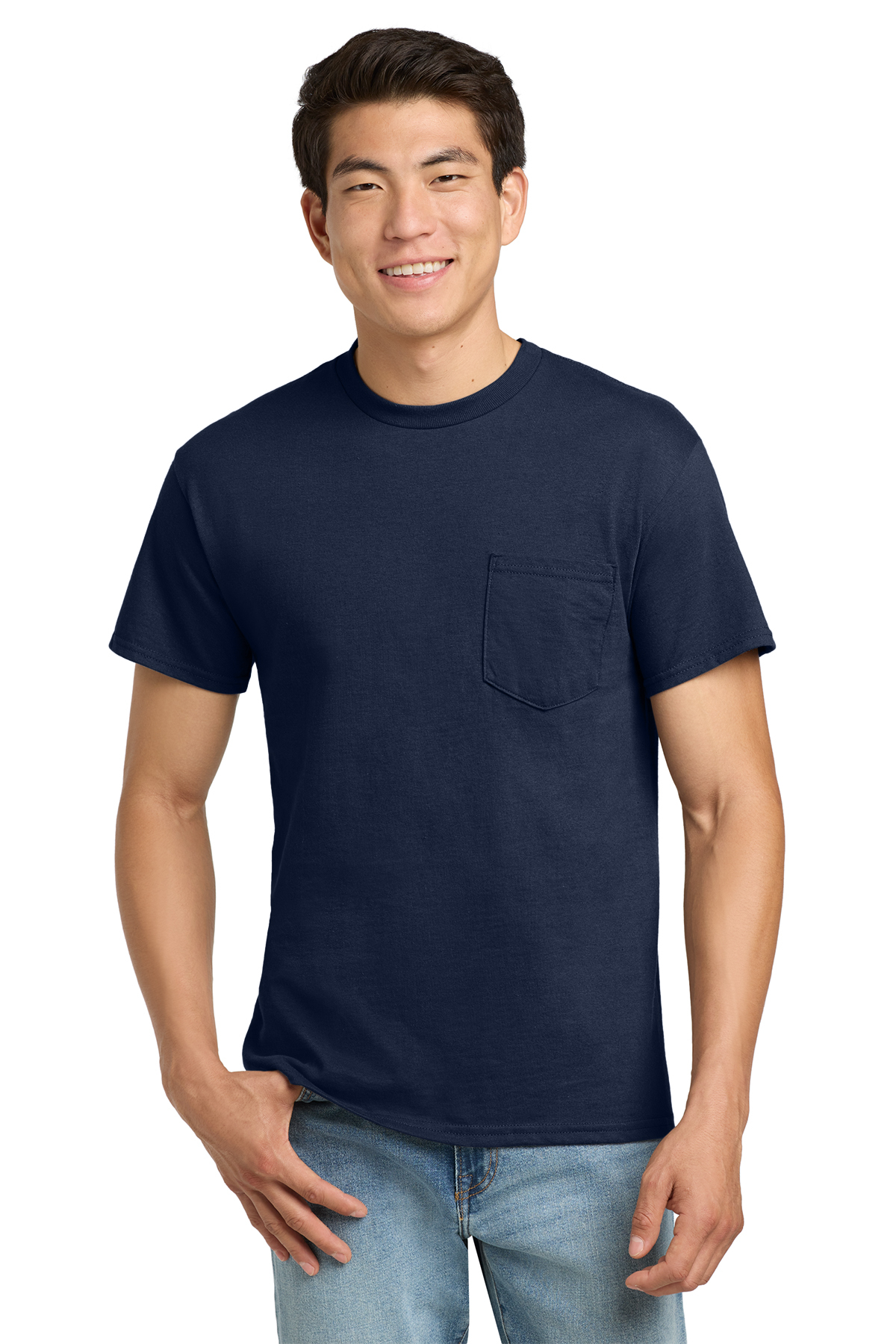2300 Gildan® Ultra Cotton® 100% US Cotton T-Shirt with Pocket