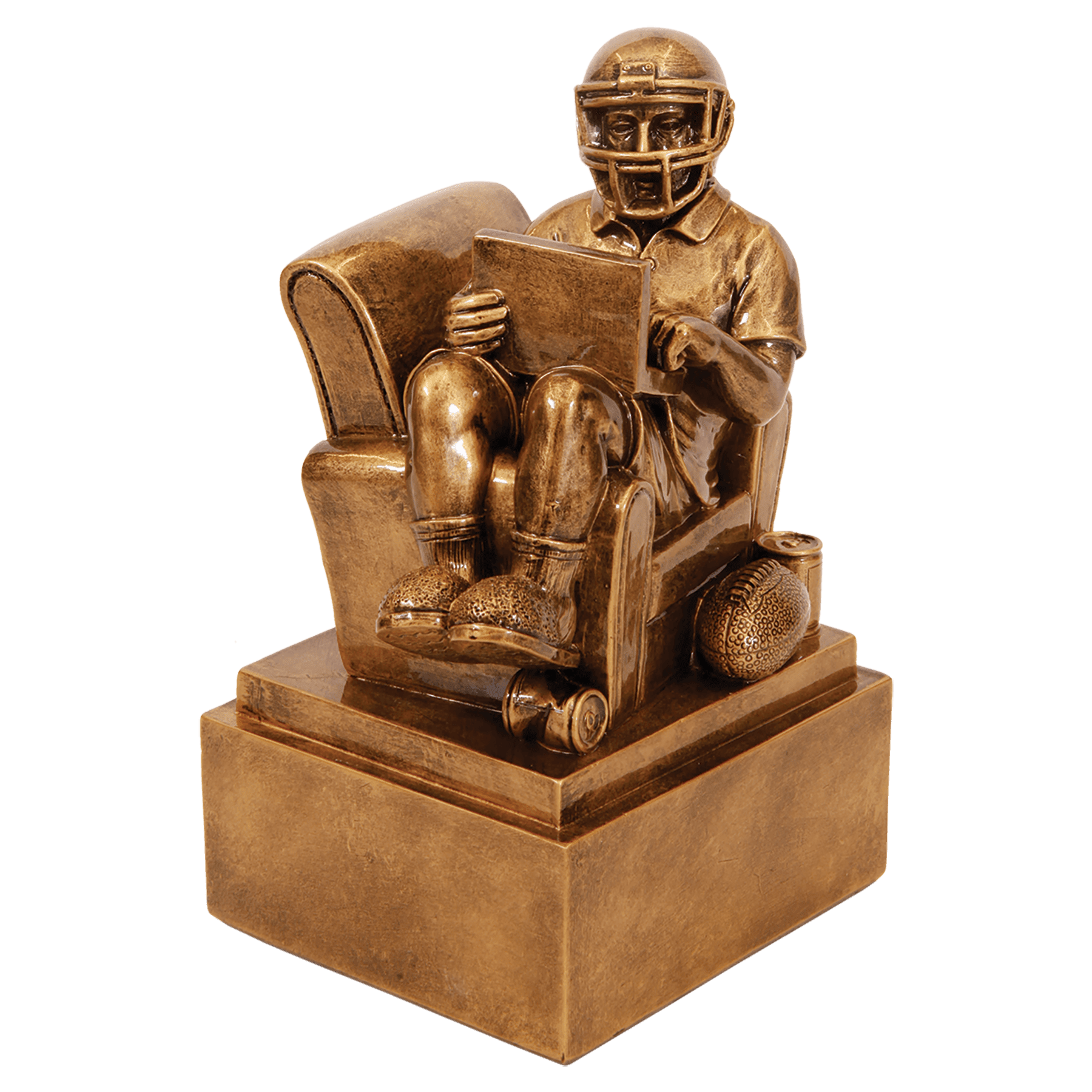 Fantasy Football Man In Chair Resin-6