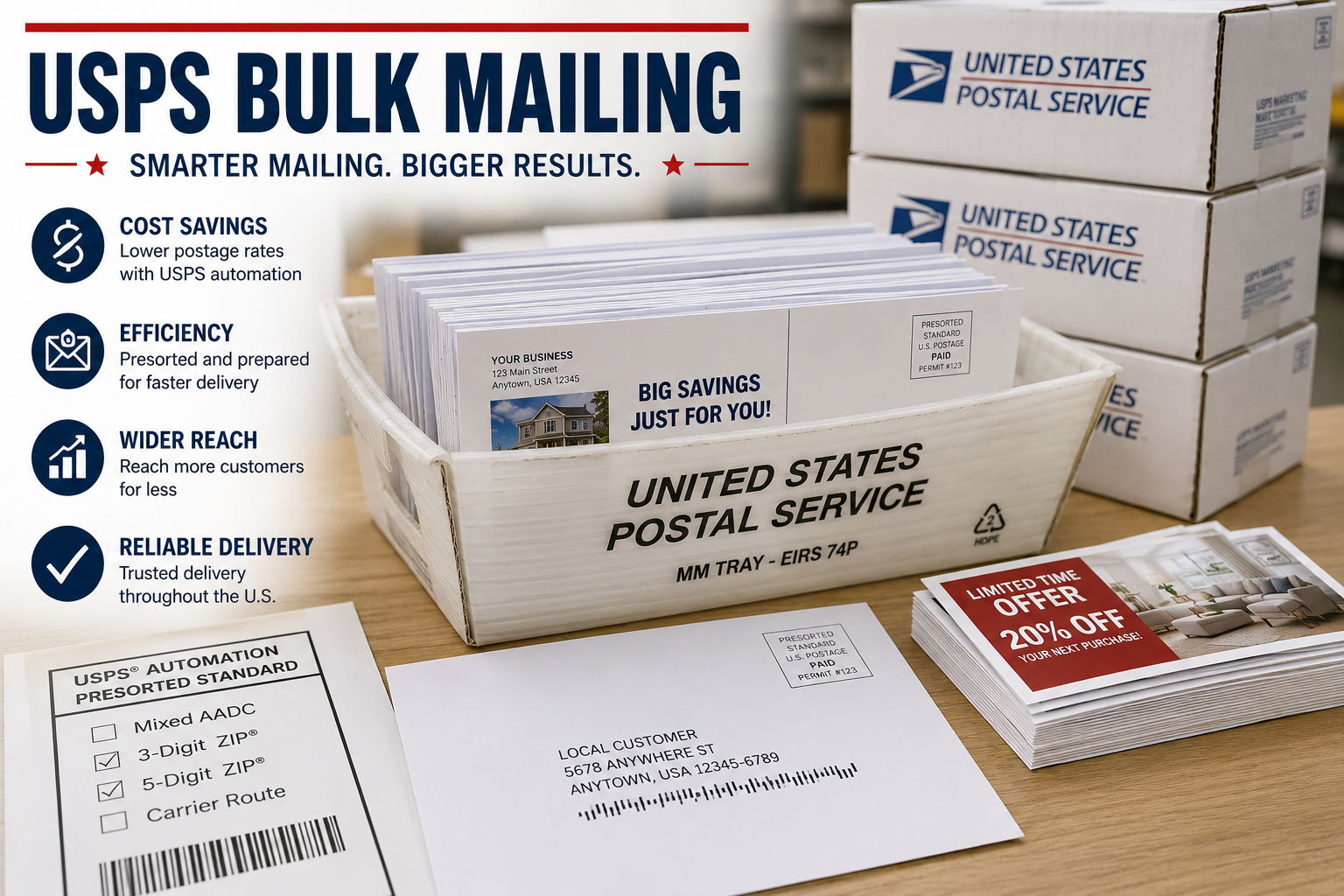 Postcards - Print & Mail (Bulk Mail)