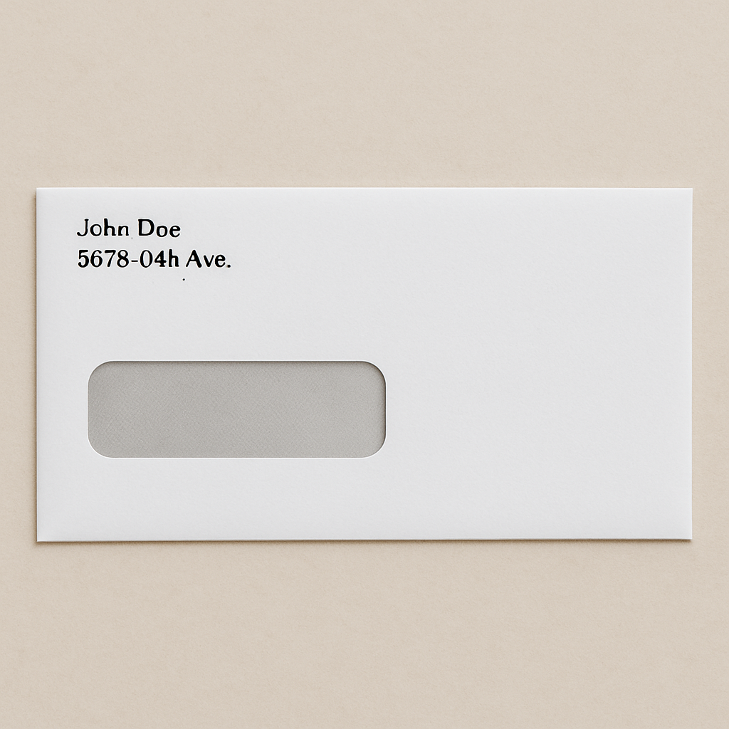 Envelope #10 Window 9.5x4.125