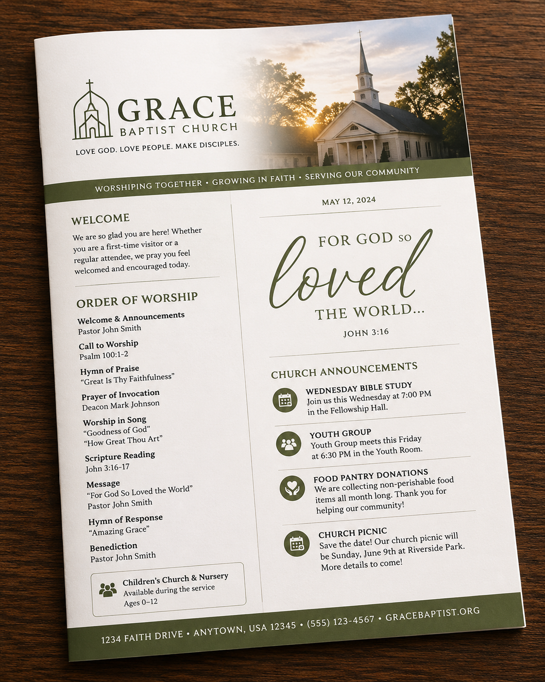 Church Bulletins