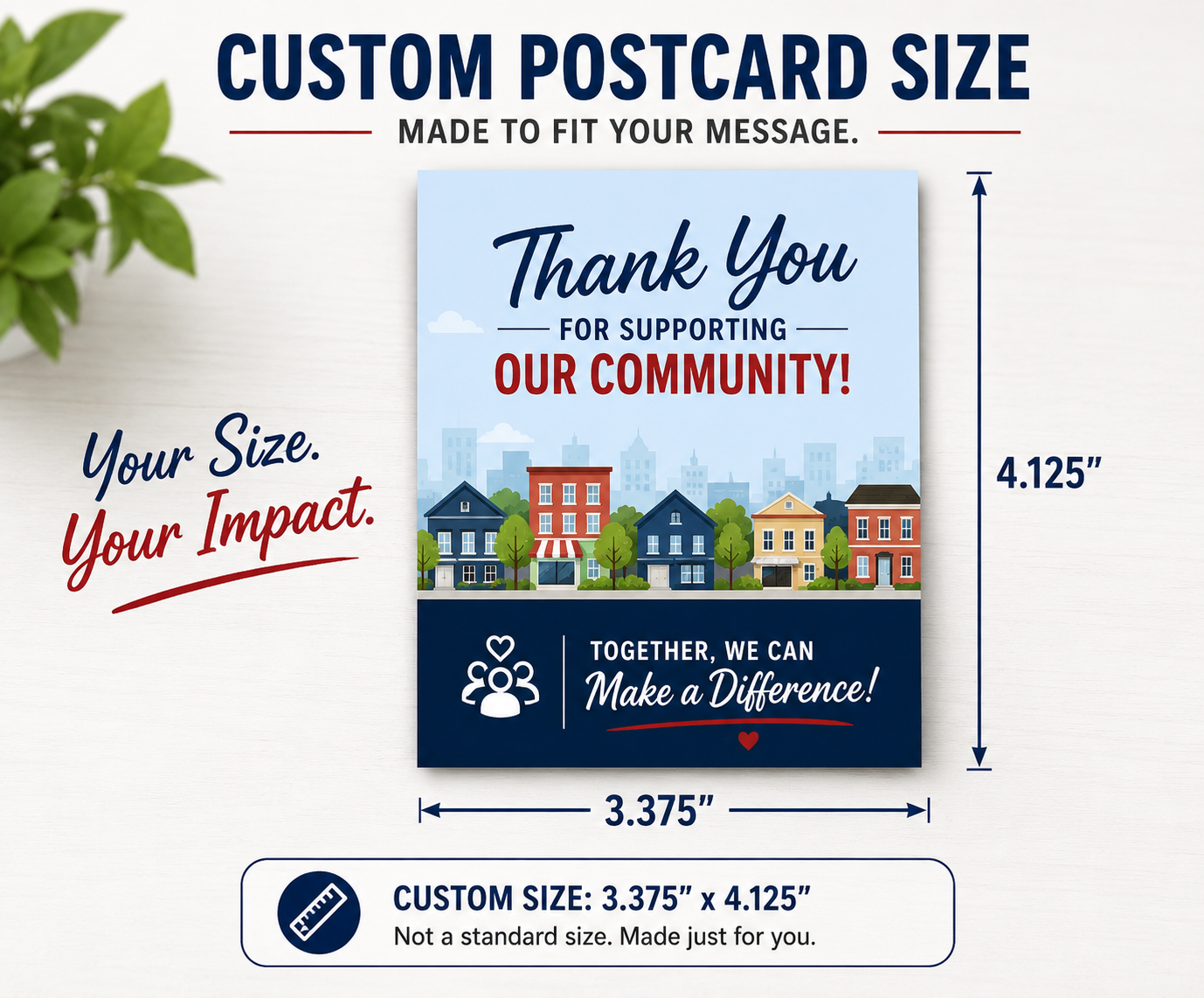 Custom Postcard Sizes