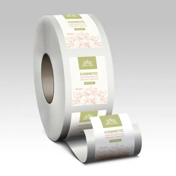 White BOPP Rectangular Labels White BOPP Rectangular Labels
