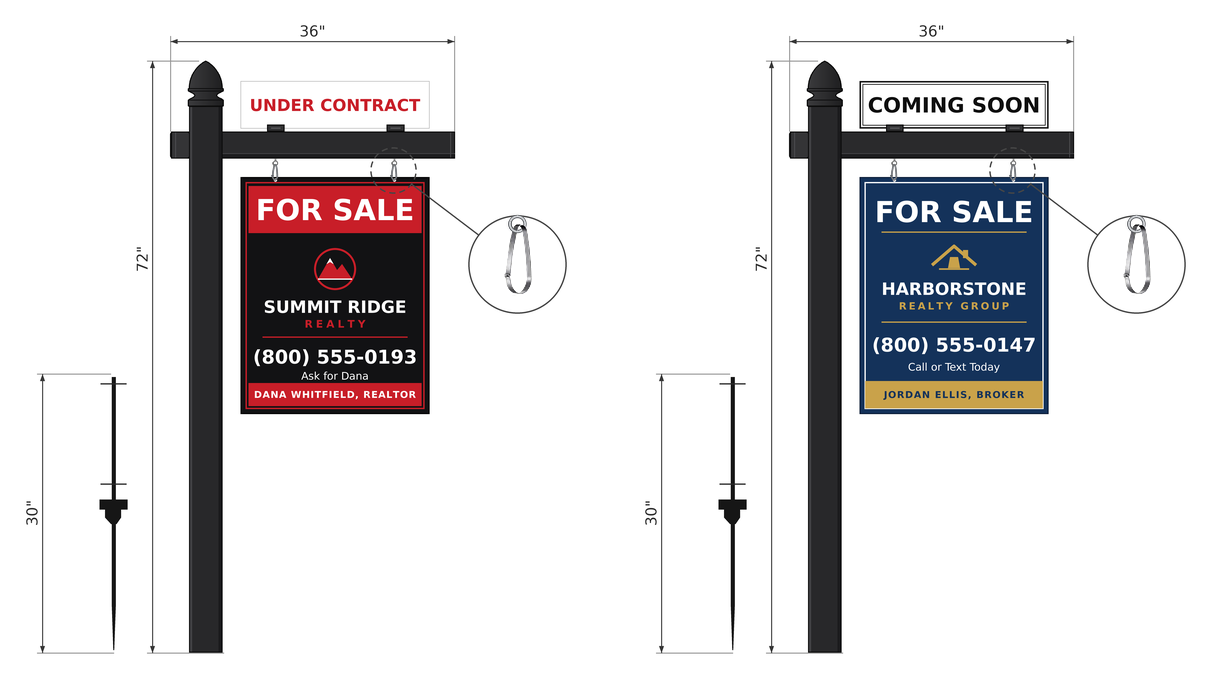 Arm_post_black_two_signs.png image