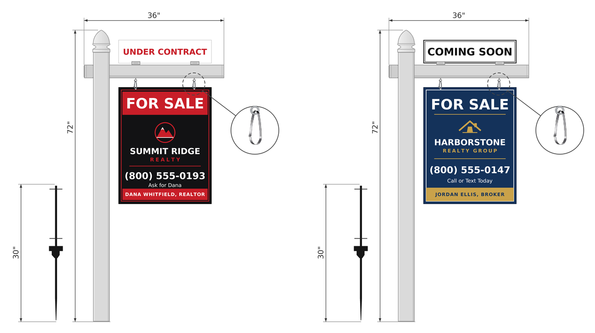 Arm_post_white_two_signs.png image