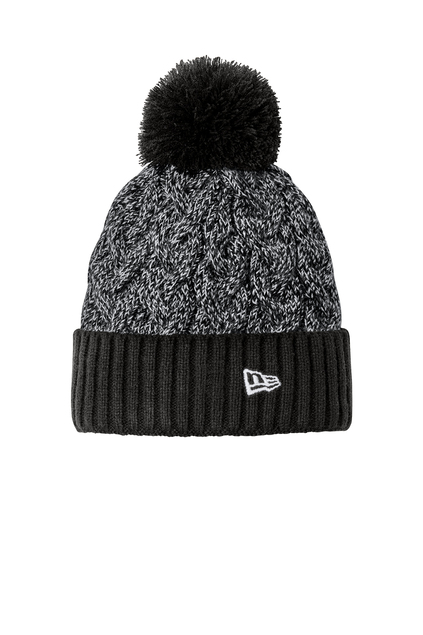 New Era® Marled Knit Pom Beanie - NE910