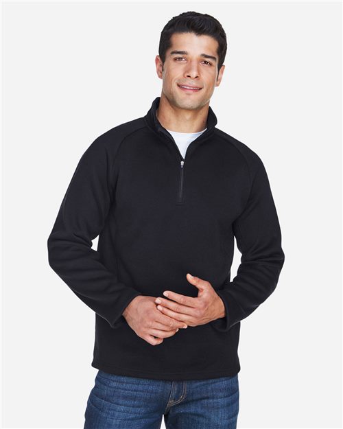 Devin & Jones Unisex Bristol Sweater Fleece Quarter-Zip Pullover - DG792