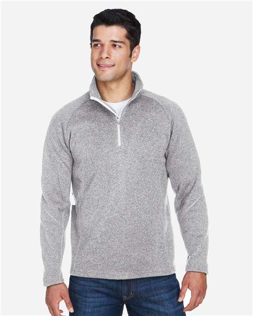 Unisex Bristol Sweater Fleece Quarter-Zip Pullover - DG792
