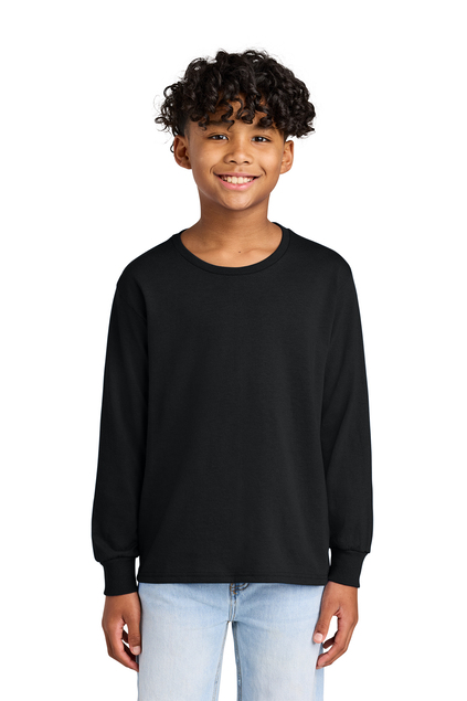 Jerzees® Youth Dri-Power® 50/50 Cotton/Poly Long Sleeve T-Shirt - 29BL