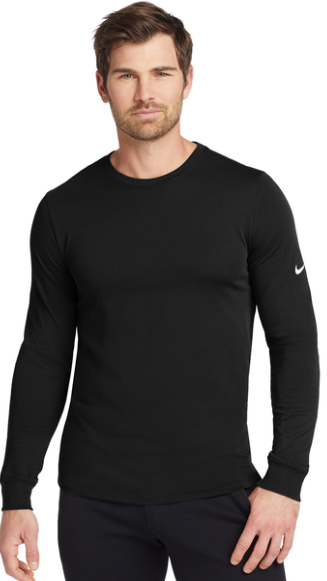 Nike Dri-FIT Cotton/Poly Long Sleeve Tee - NKBQ5230
