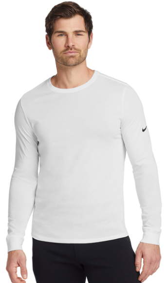 Nike Dri-FIT Cotton/Poly Long Sleeve Tee - NKBQ5230