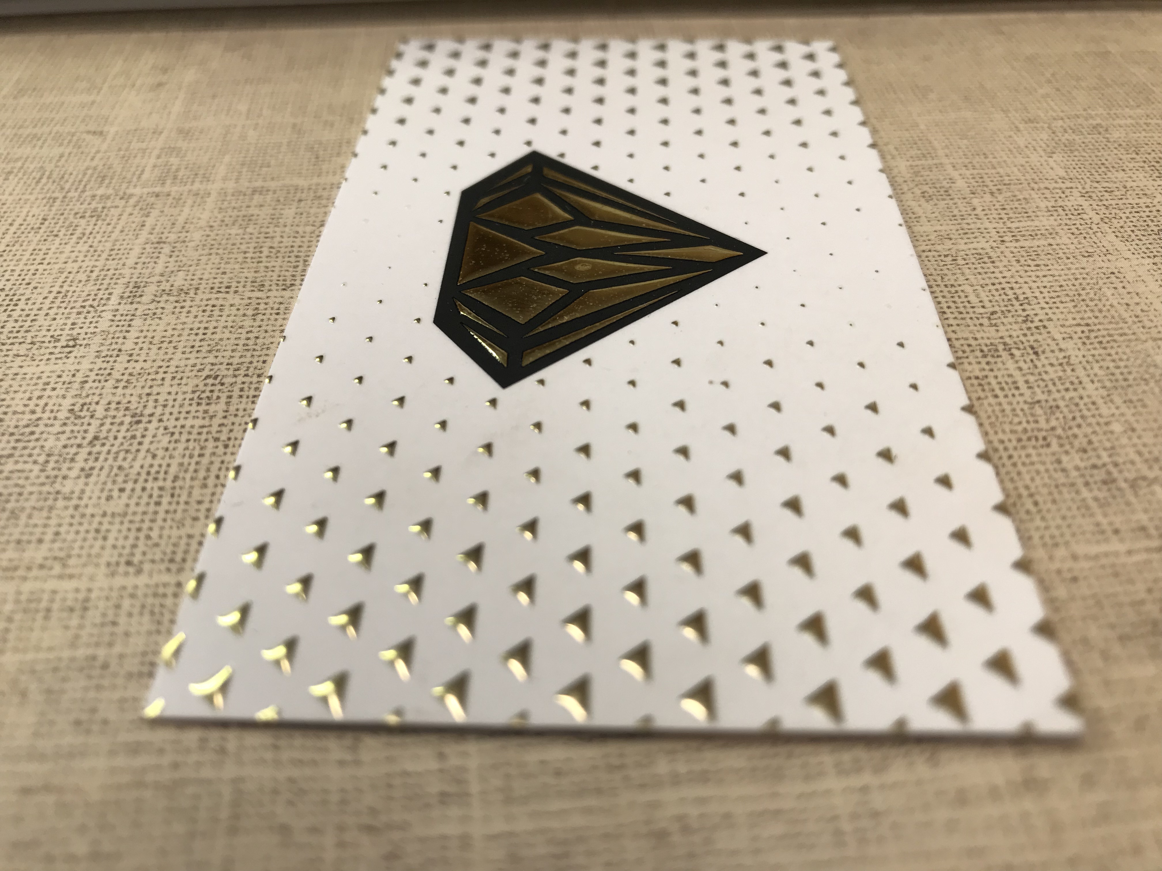 Bobs Printing & Copy Shop · Raised Foil Business Cards