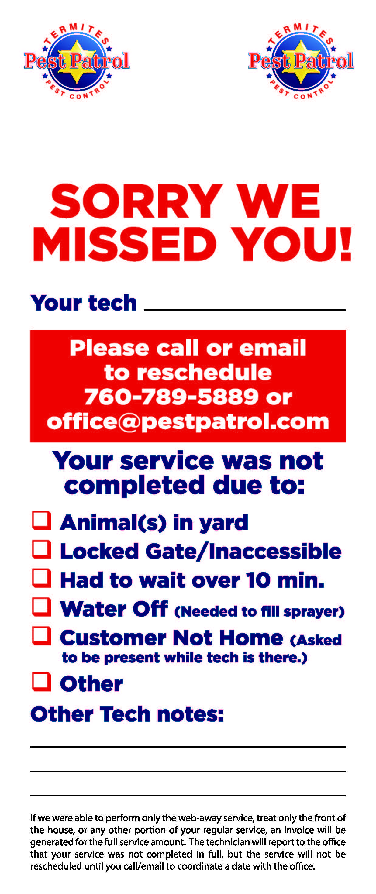 Pest Patrol Door Hanger 2.jpg image