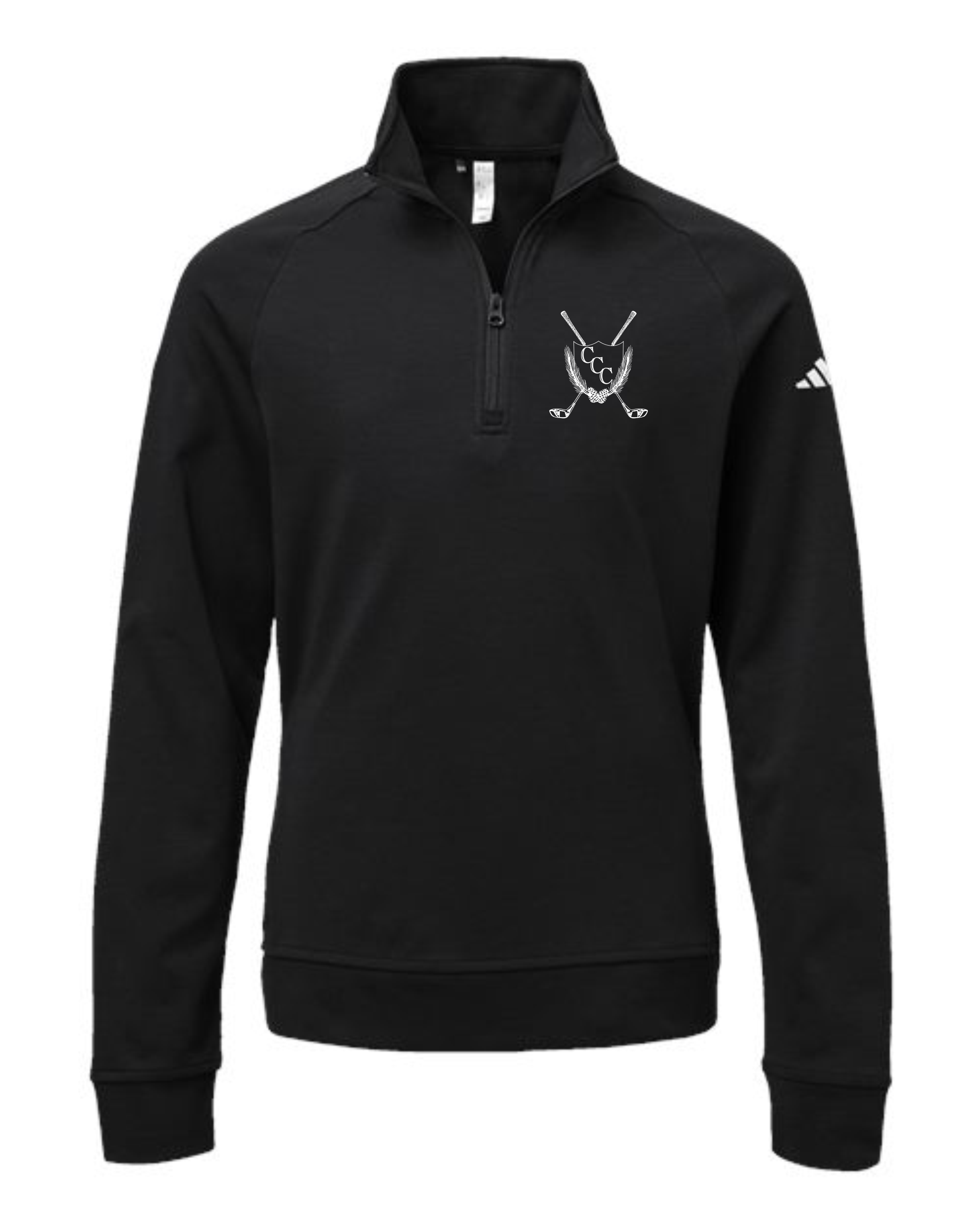 CCC A4001 YOUTH ADIDAS QUARTER ZIP