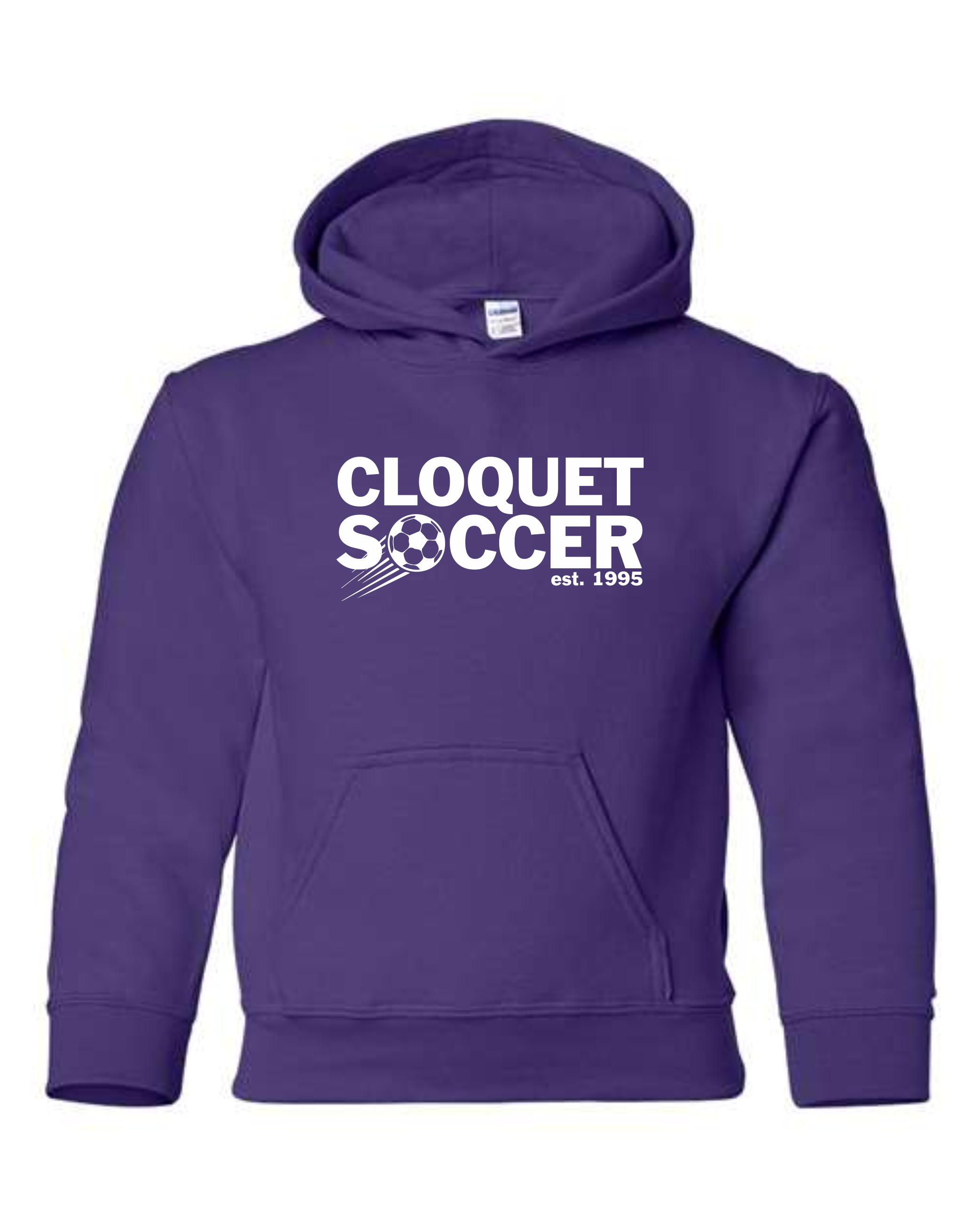 GILDAN YOUTH HOODED SWEATSHIRT
