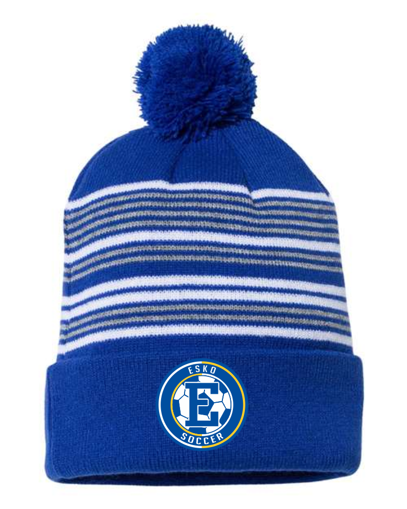 STRIPE POM HAT SP60