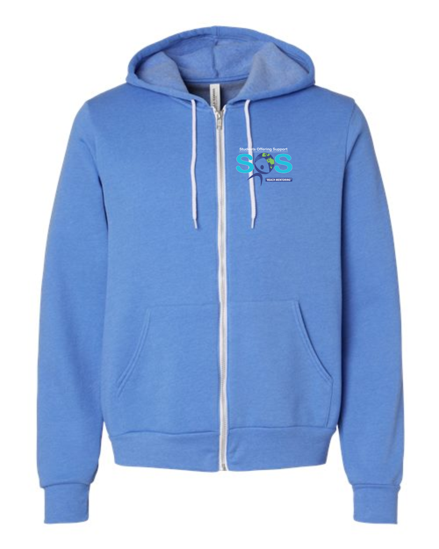 BELLA CANVAS FULL ZIP SWEATSHIRT 3739