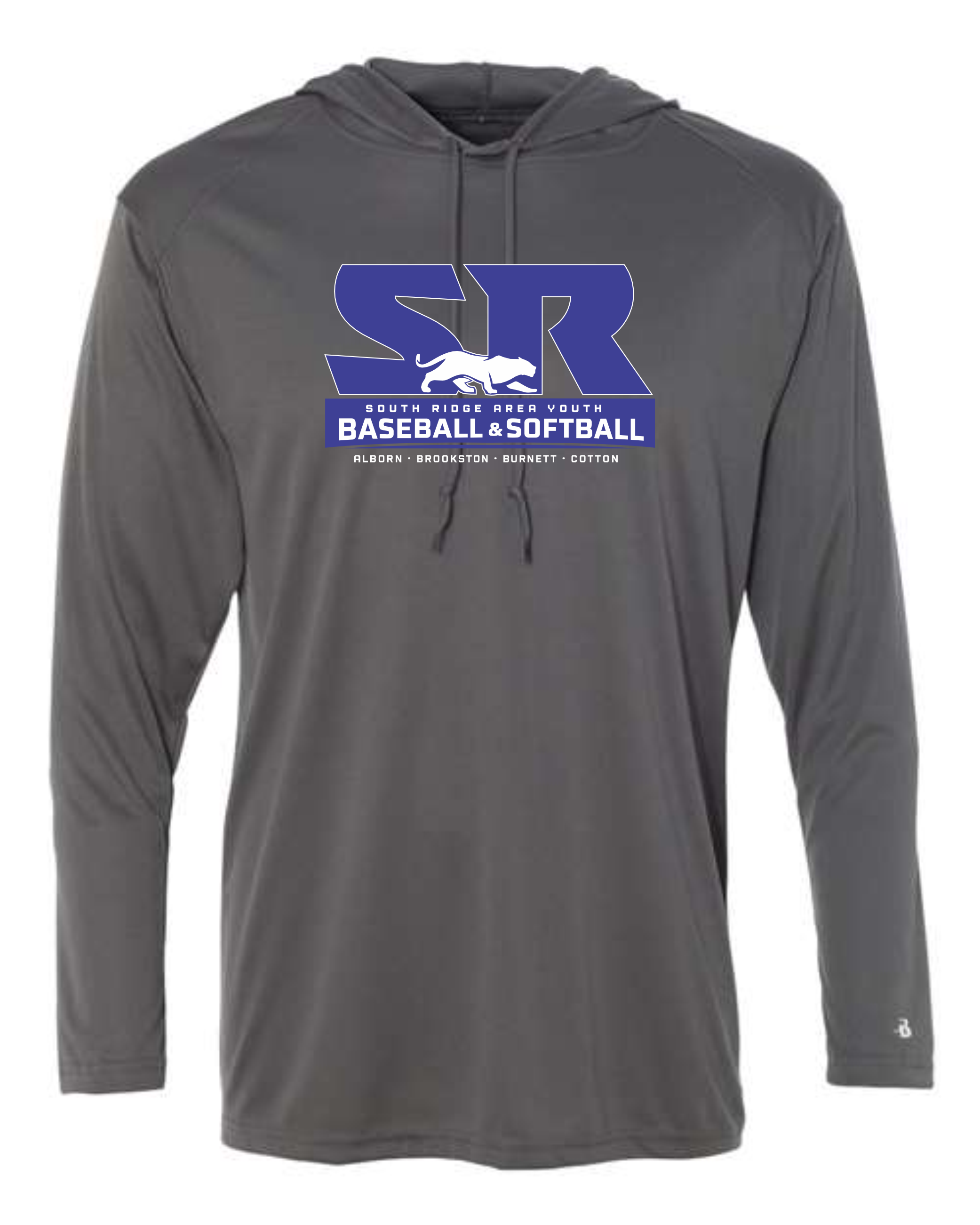 ADULT BADGER HOODED LONG SLEEVE 4105
