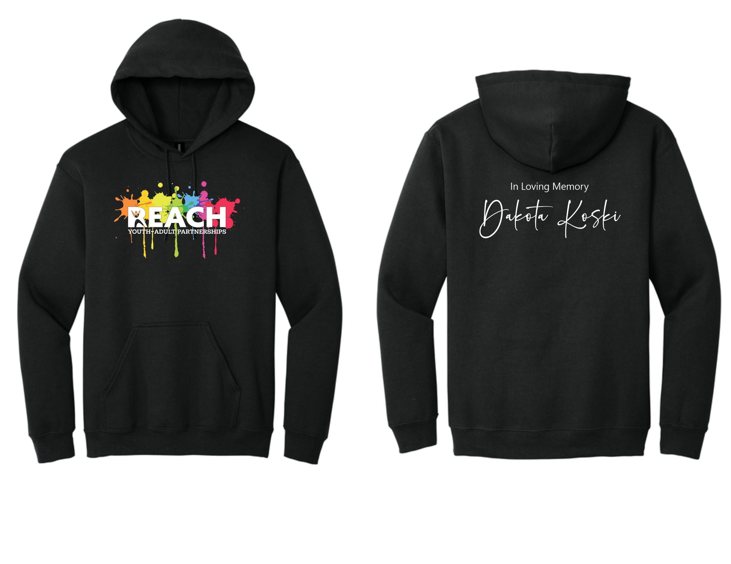 GILDAN HOODED SWEATSHIRT