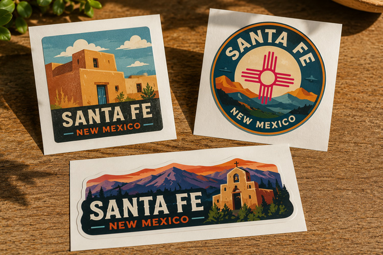 Cut adhesive vinyl for stickers and machine decals