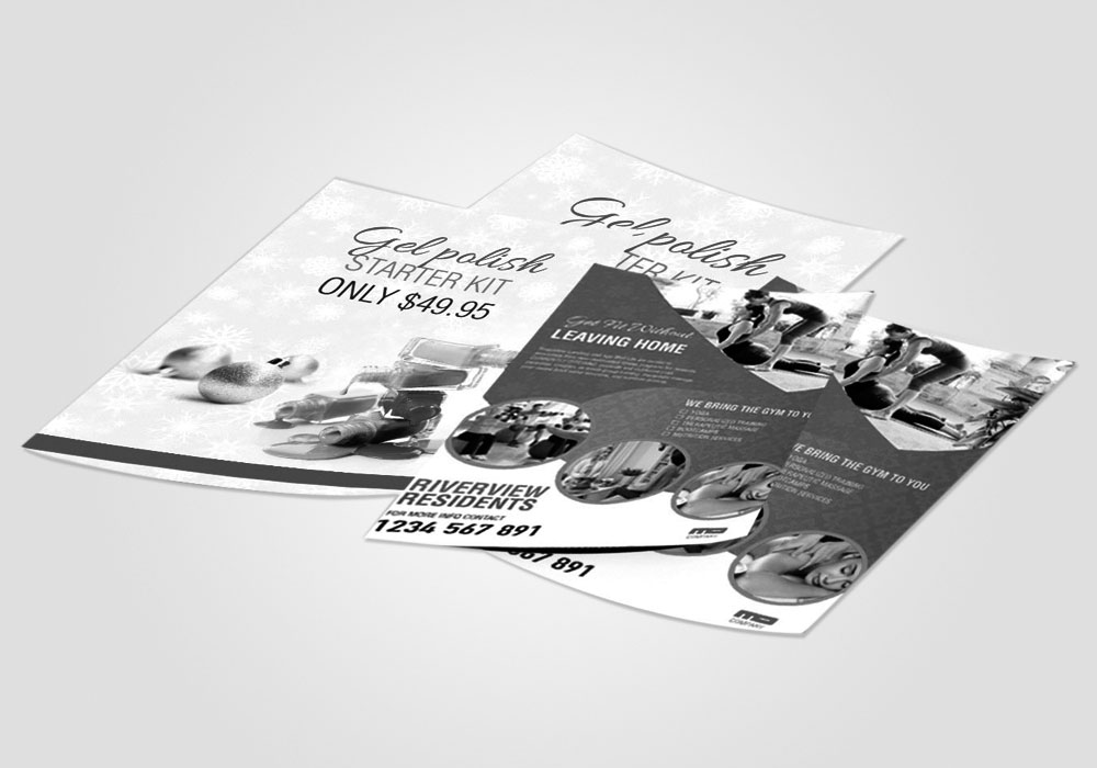 Black & White Flyers