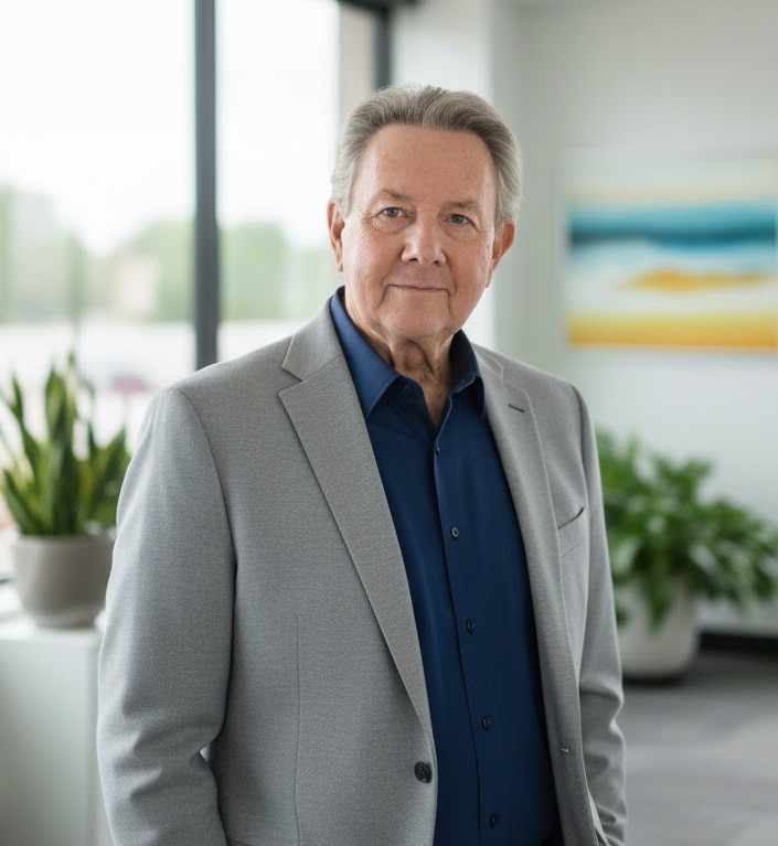 A person looking at a starry sky